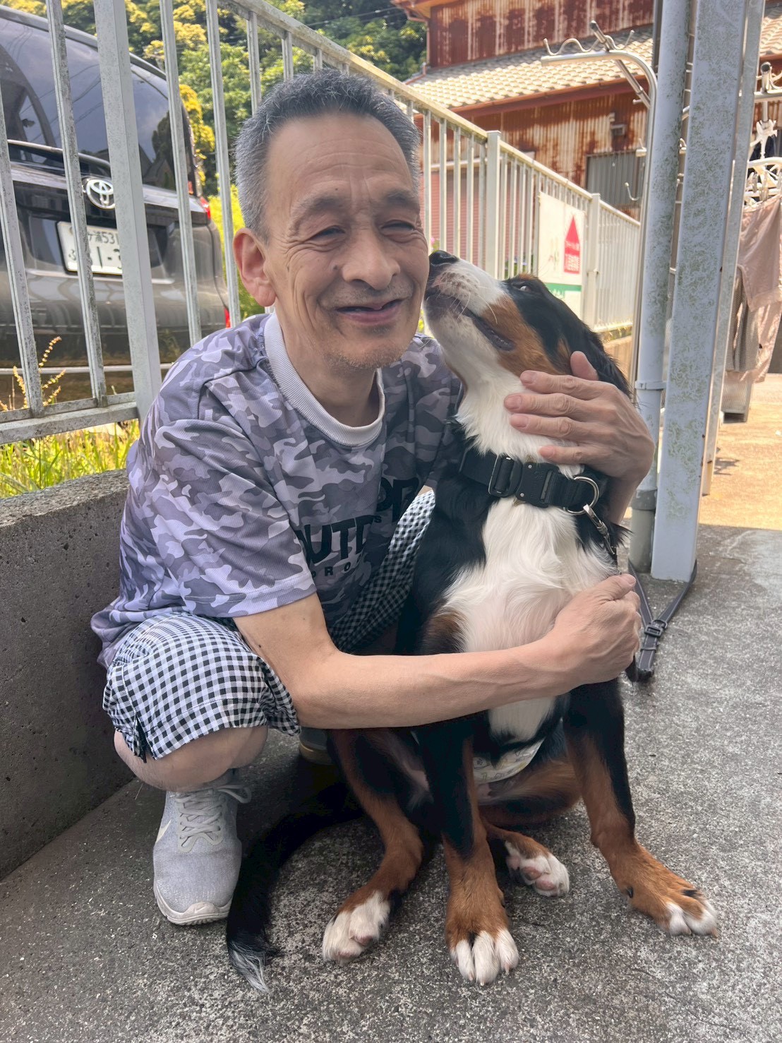 わんちゃんと